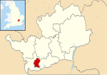 Watford UK locator map